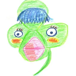 （利用者さん作）クローバーマスコット（通常）